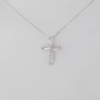 Moissanite Jewelry 72 DPI_Infinite Loop Cross Necklace — Eternal-24