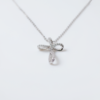 Moissanite Jewelry 72 DPI_Infinite Loop Cross Necklace — Everlasting-22
