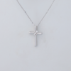 Moissanite Jewelry 72 DPI_Trinity Moissanite Cross Necklace -17